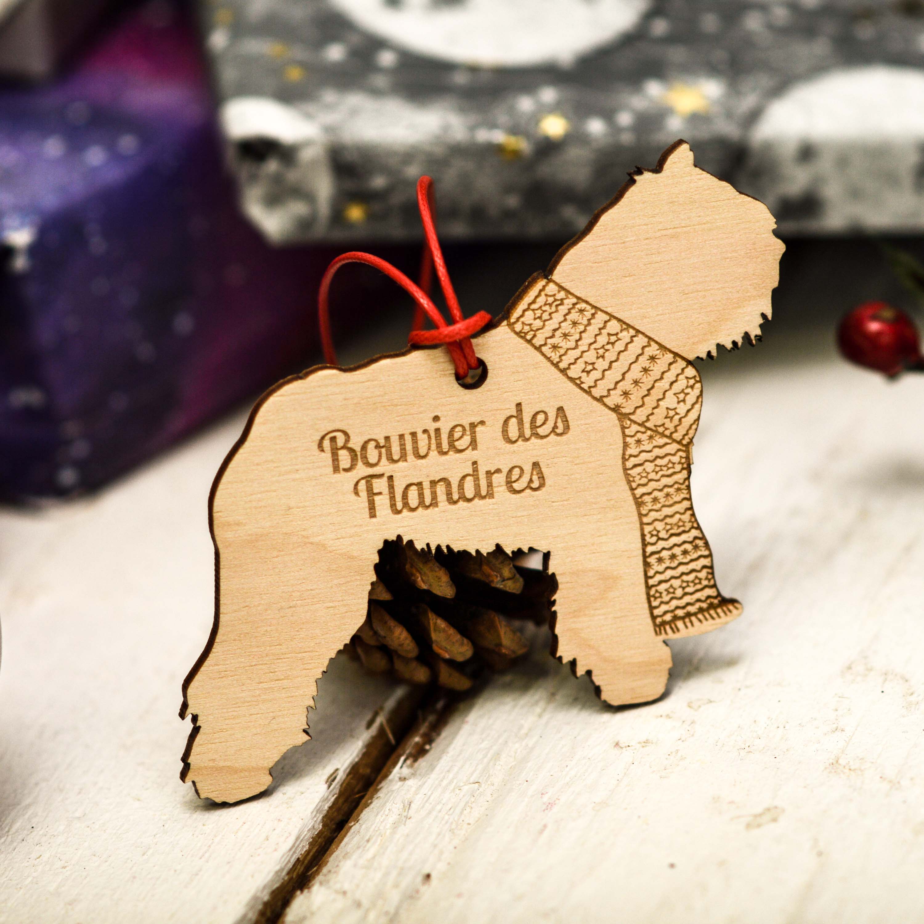 Personalised Bouvier Des Flandres Decoration