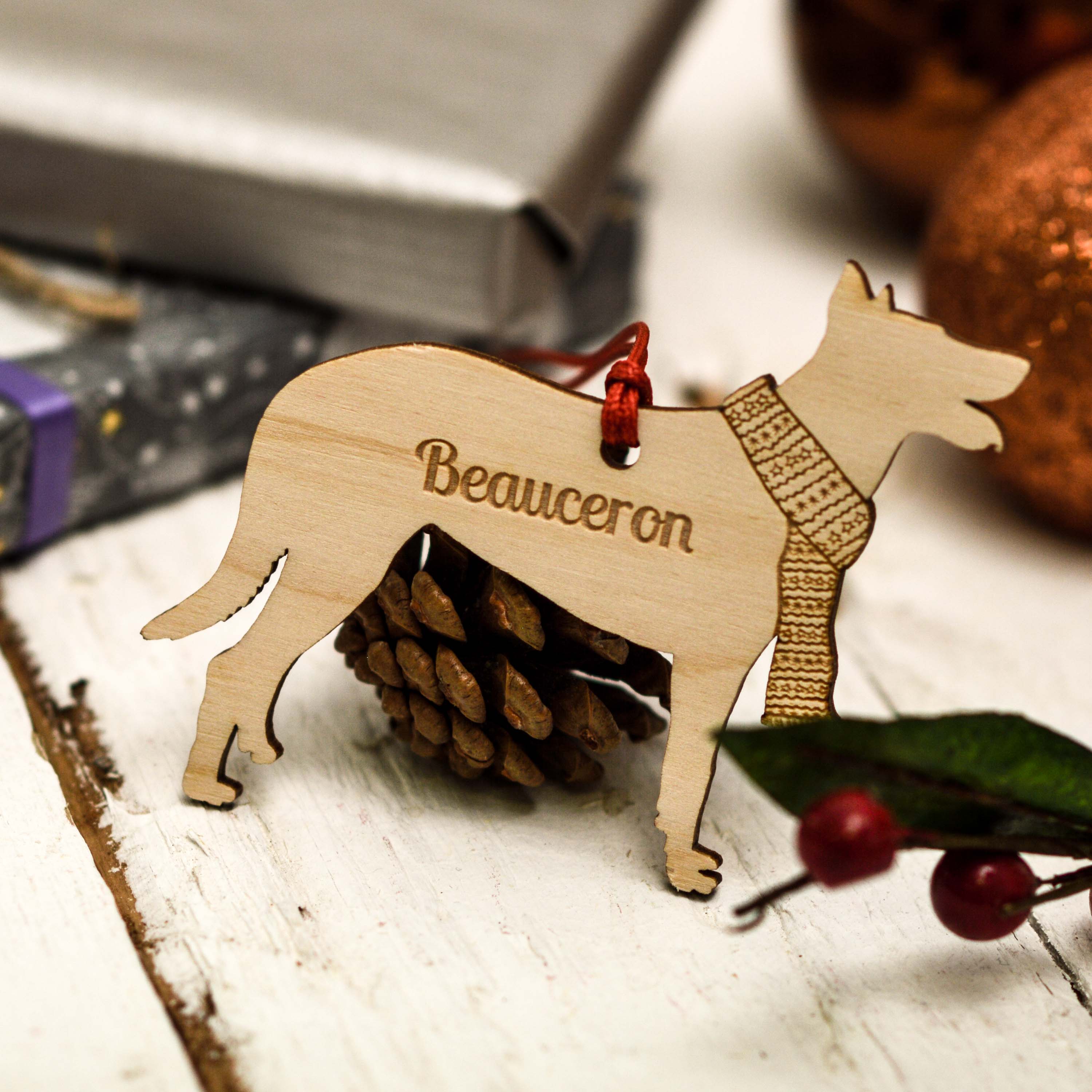 Personalised Beauceron Decoration
