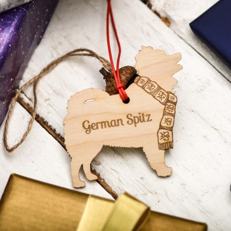 Personalised German Spitz Decoration