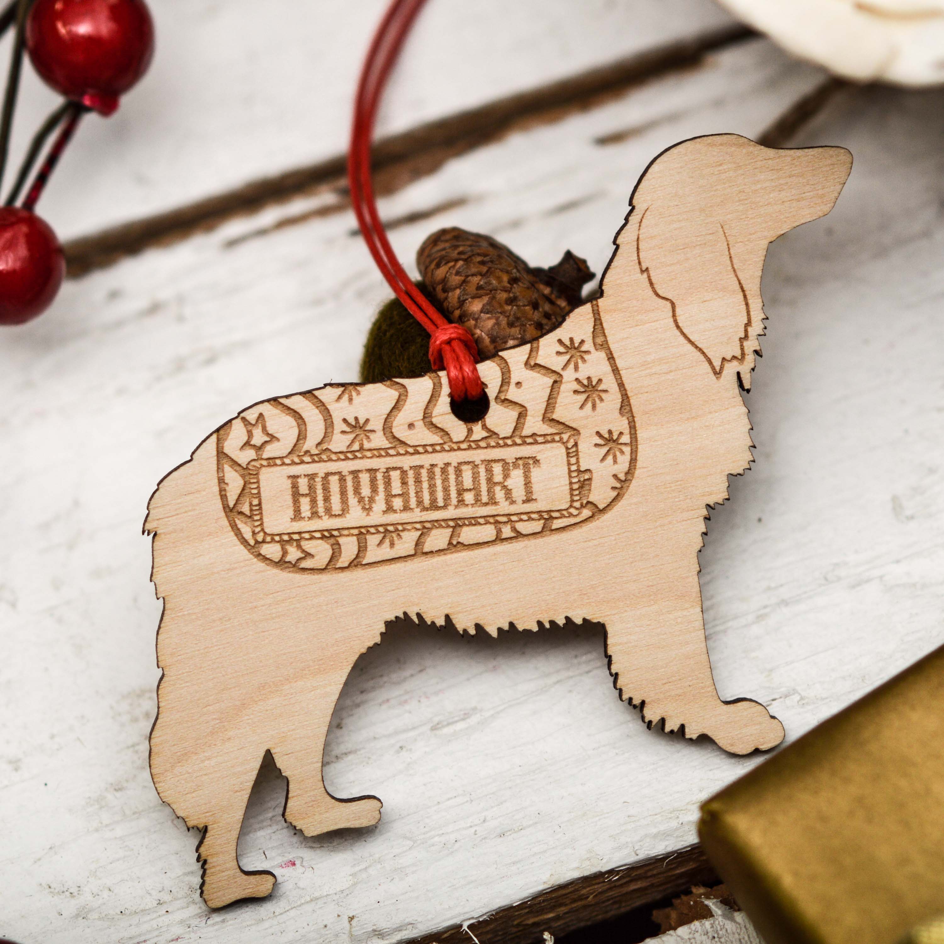 Personalised Hovawart Decoration