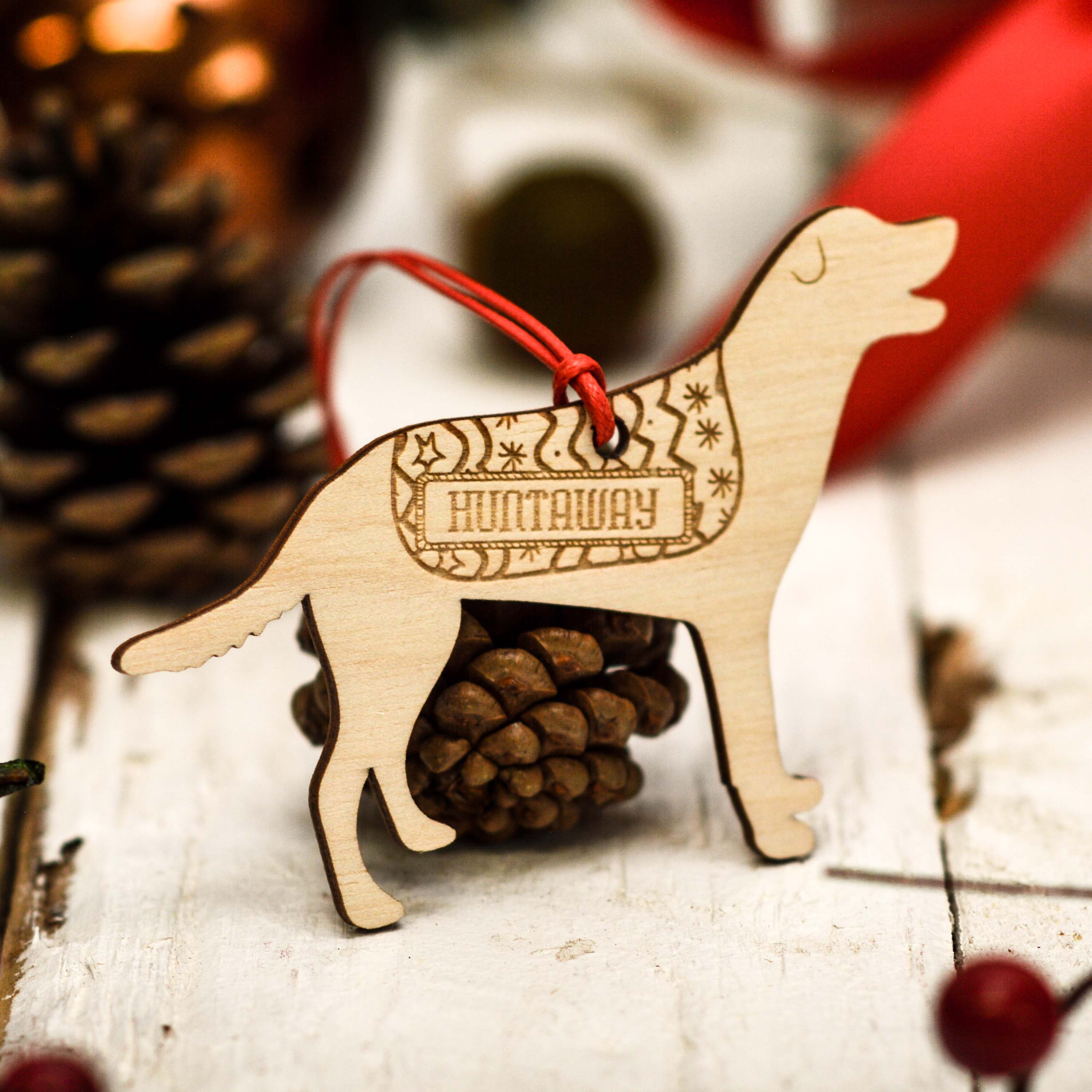 Personalised Huntaway Decoration