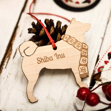 Personalised Shiba Inu Decoration