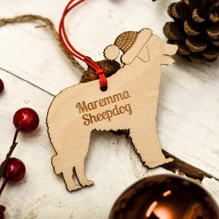 Personalised Maremma Sheepdog Decoration
