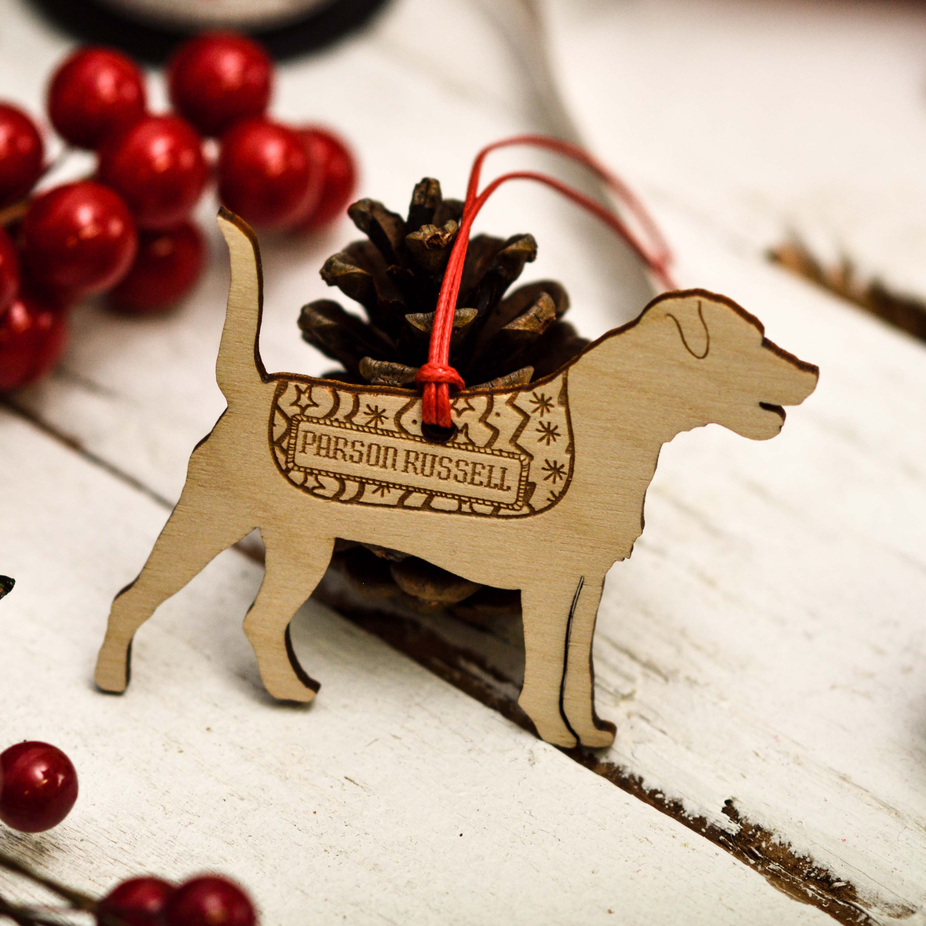 Personalised Parson Russell Decoration