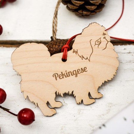 Personalised Pekingese Decoration