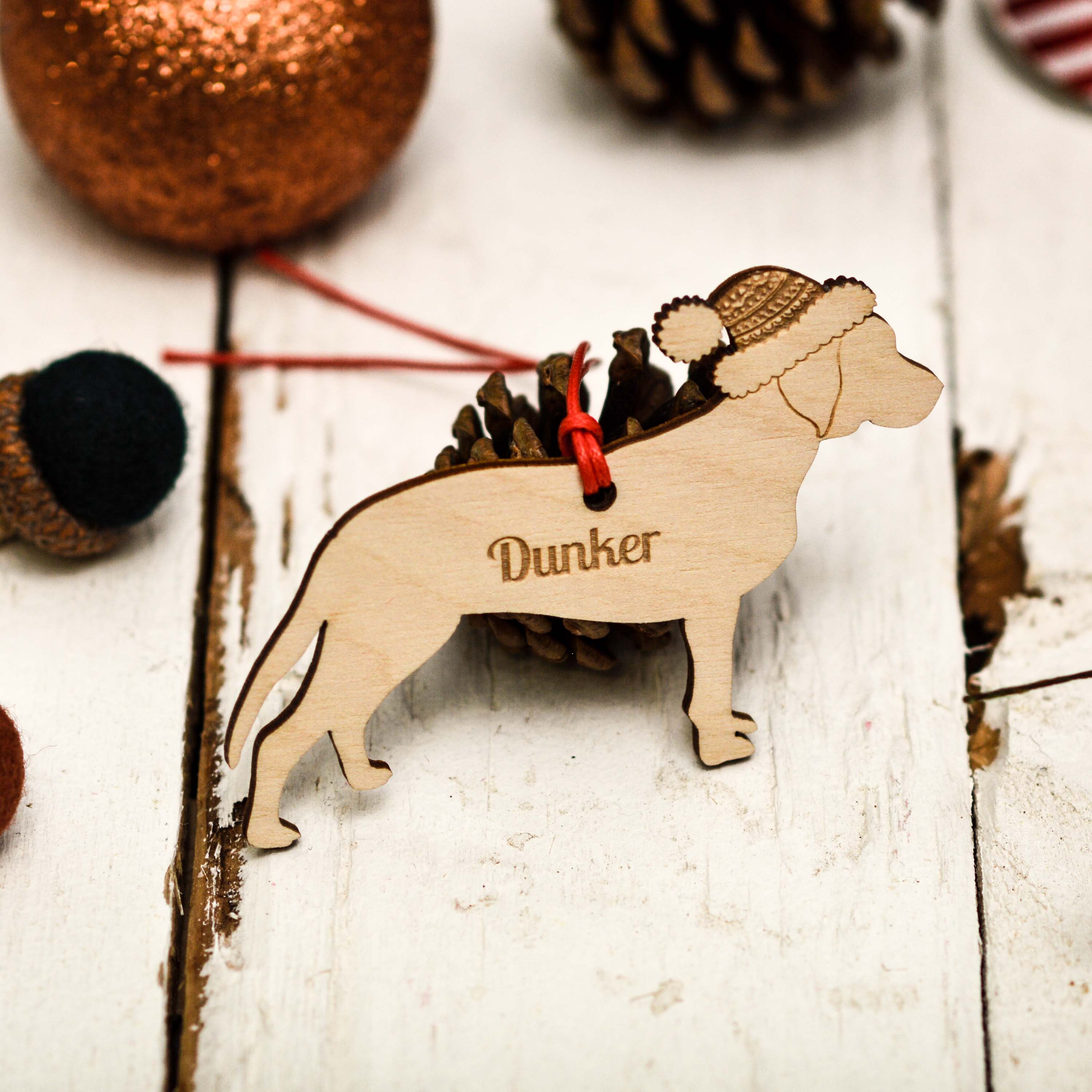 Personalised Dunker Decoration