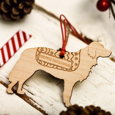 Personalised Drentse Patrijshond Decoration