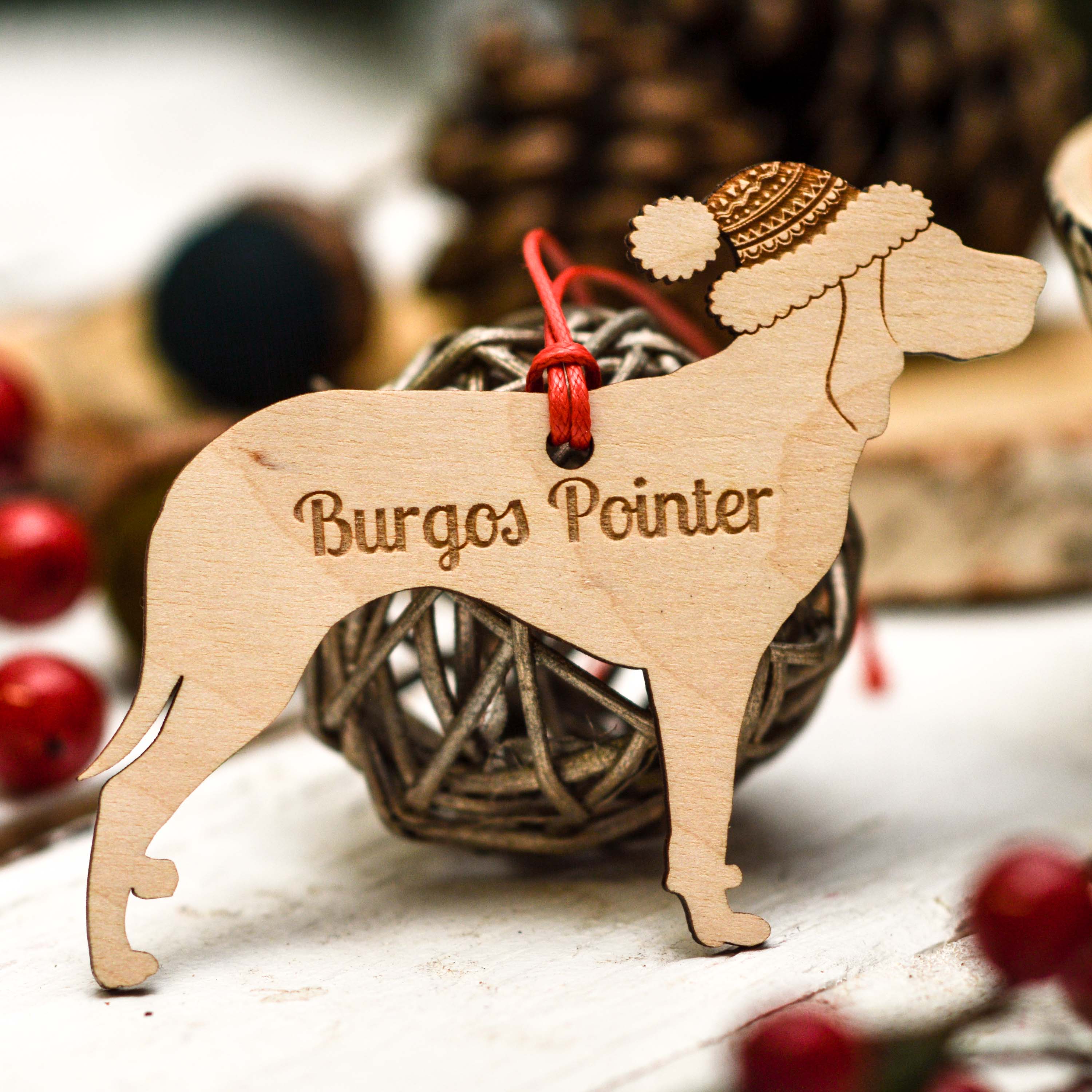 Personalised Burgos Pointer Decoration