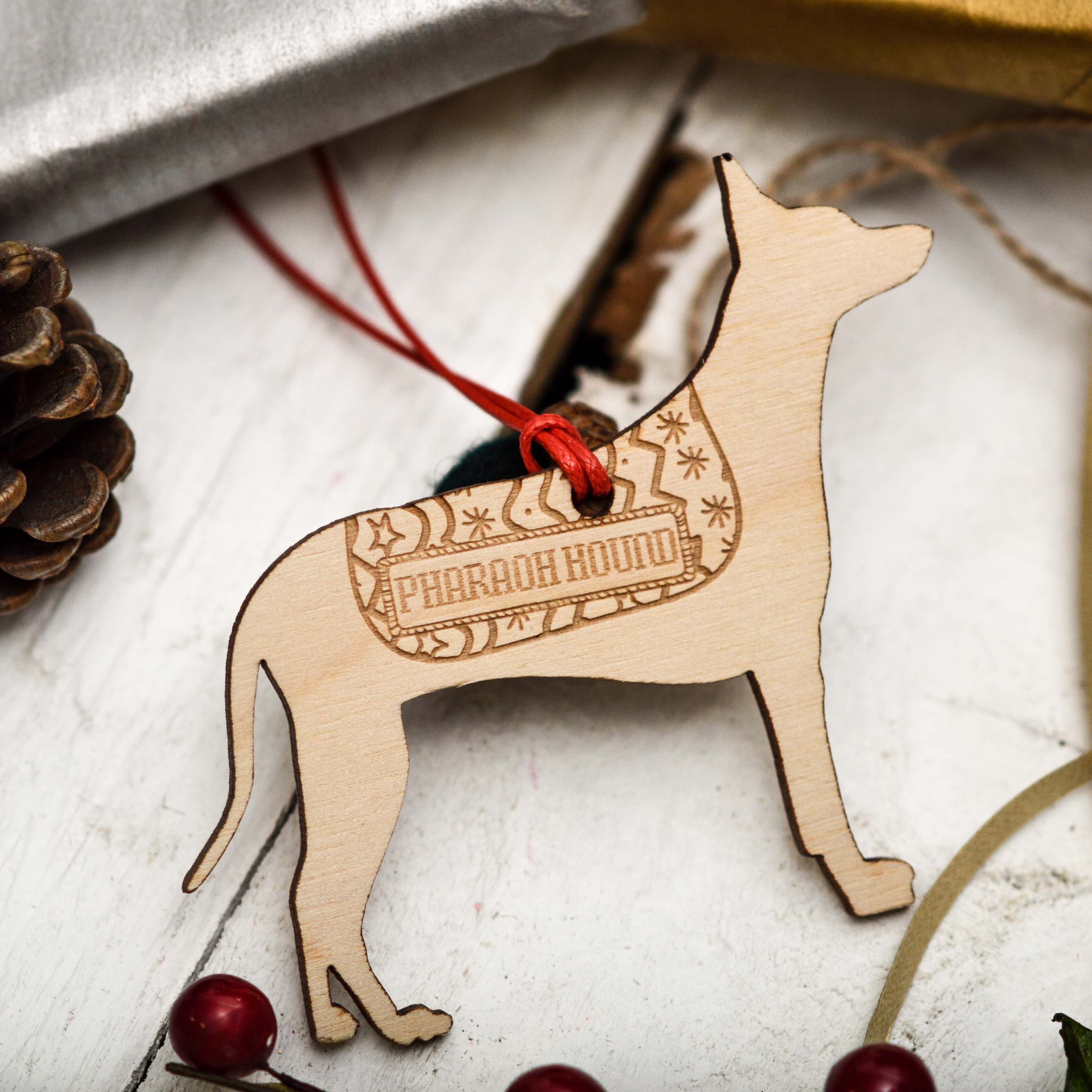 Personalised Pharaoh Hound Decoration