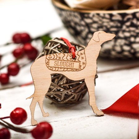 Personalised Sloughi Decoration