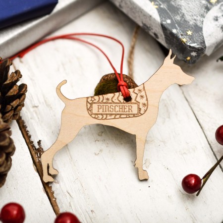 Personalised Pinscher Decoration