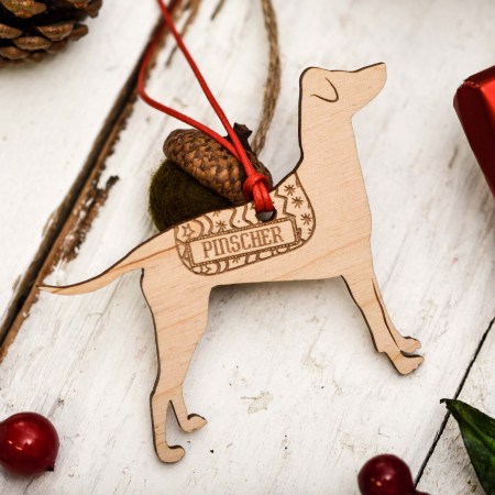 Personalised Pinscher - Floppy ears Decoration
