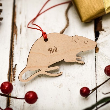 Personalised Rat Pet Decoration