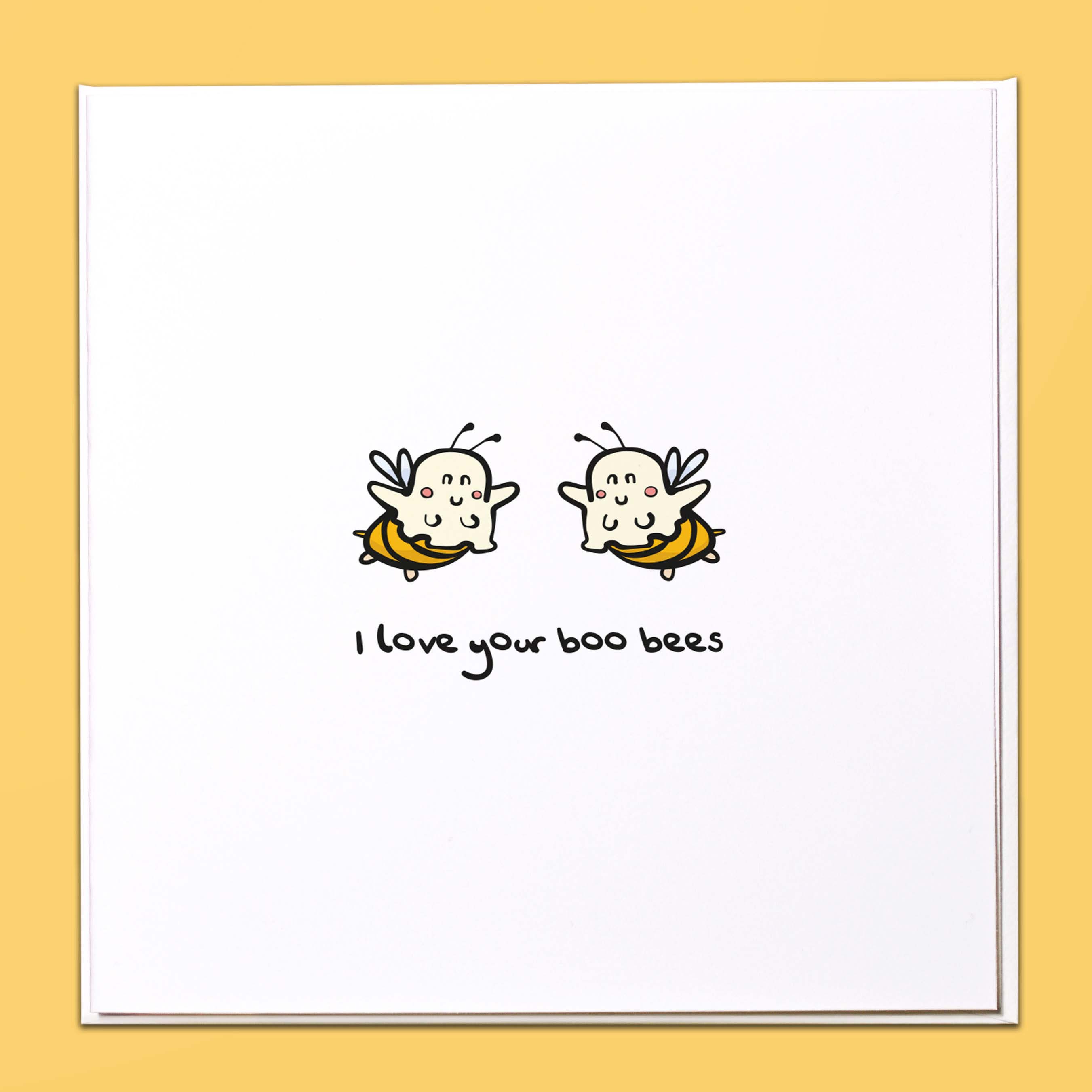I love your boo bees Card
