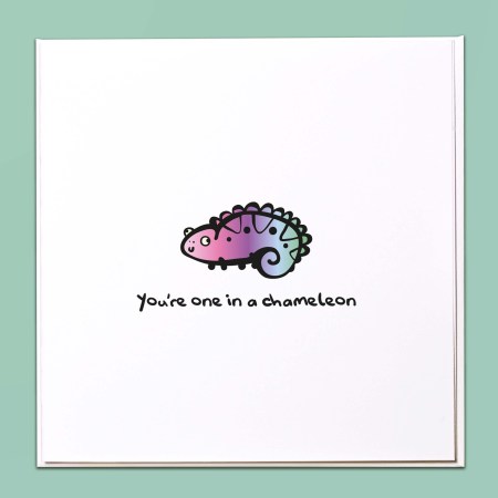 You're one in a chameleon Card