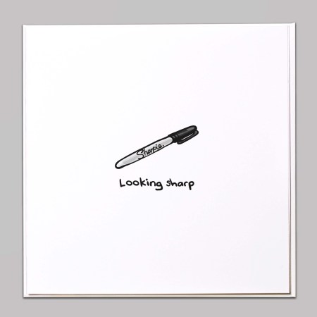 Looking sharp Card