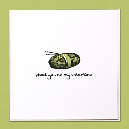 Wool you be my valentine Card