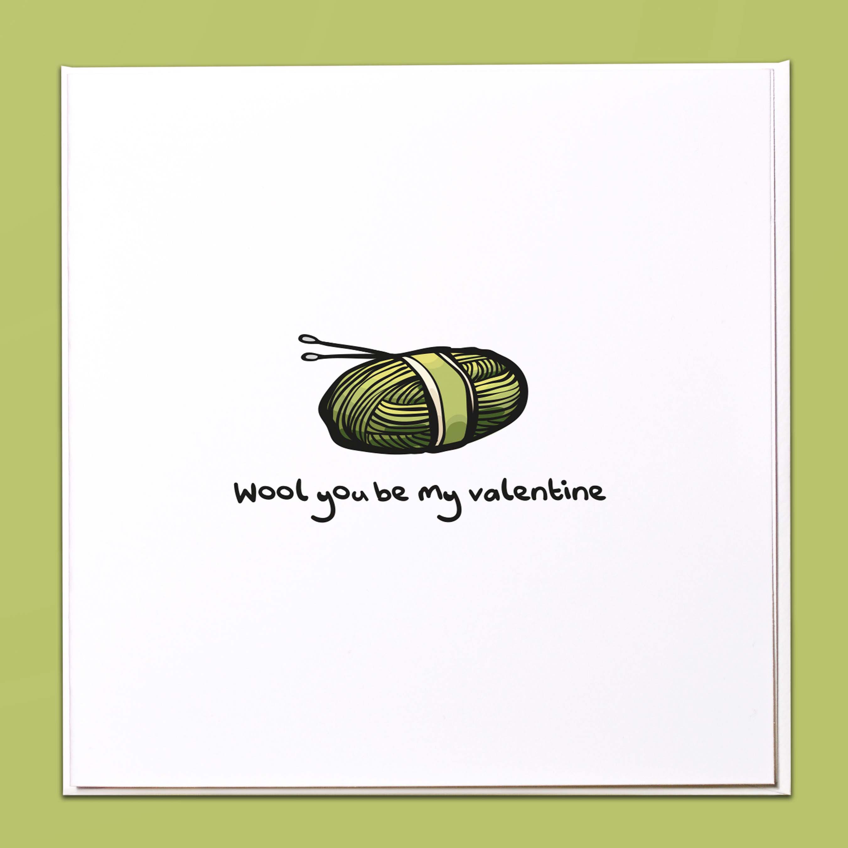 Wool you be my valentine Card