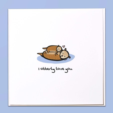I otterly love you Card