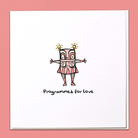 Programmed for love Card