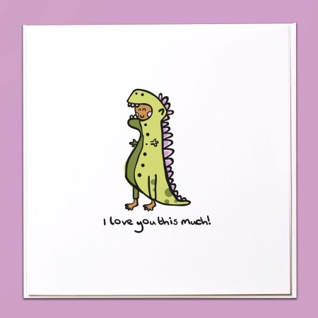 I love you this much Mother's Day Card