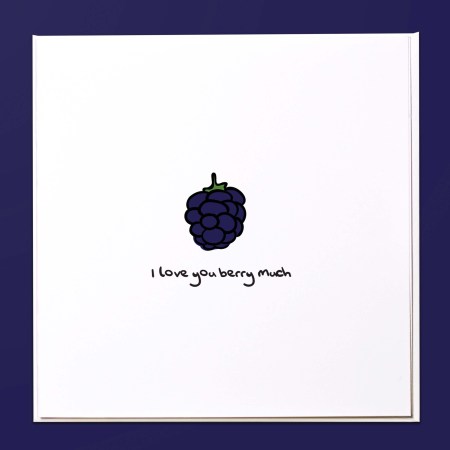 I love you berry much Mother's Day Card