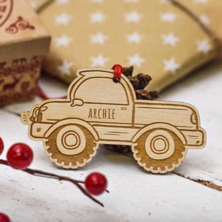 Personalised Monstertruck Decoration