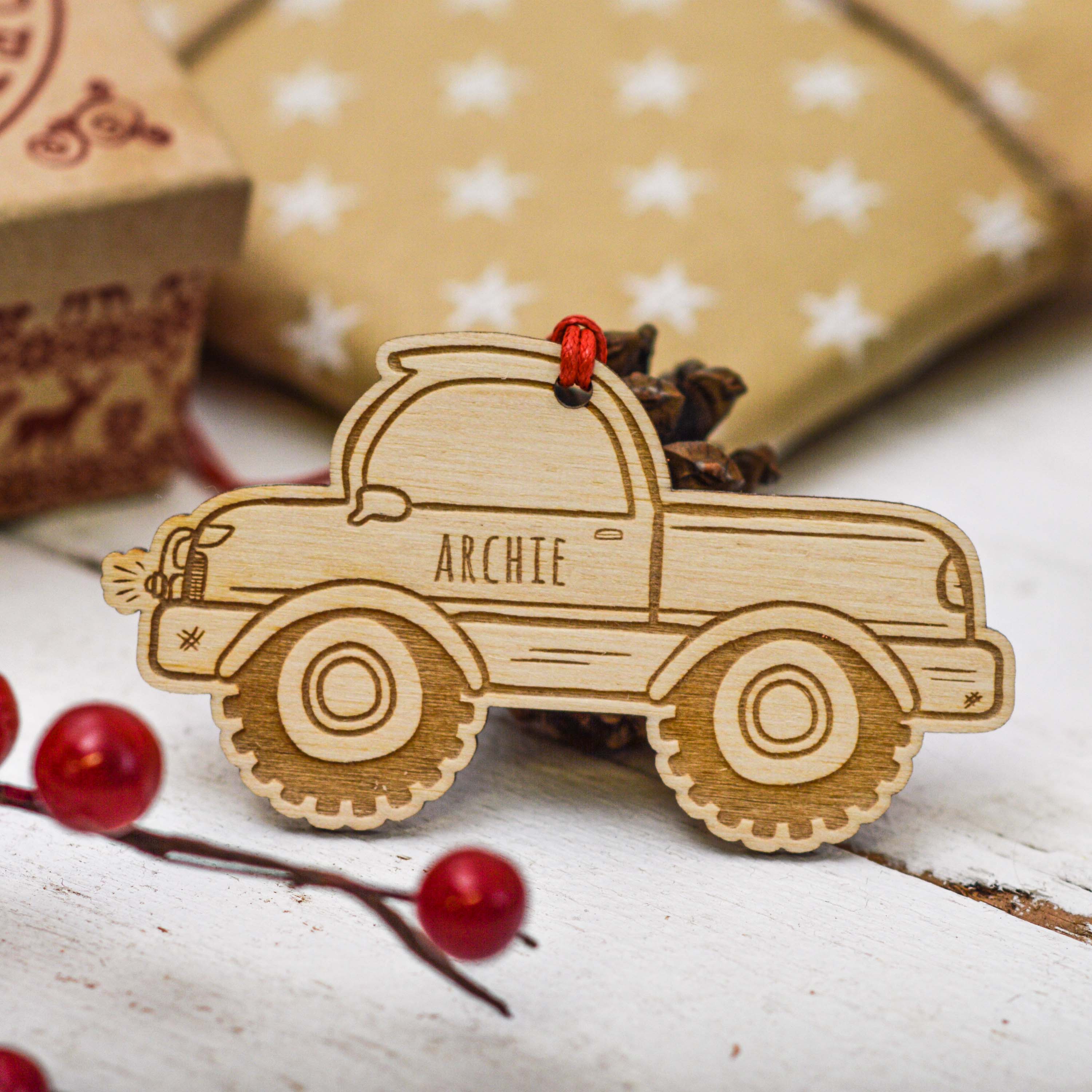 Personalised Monstertruck Decoration
