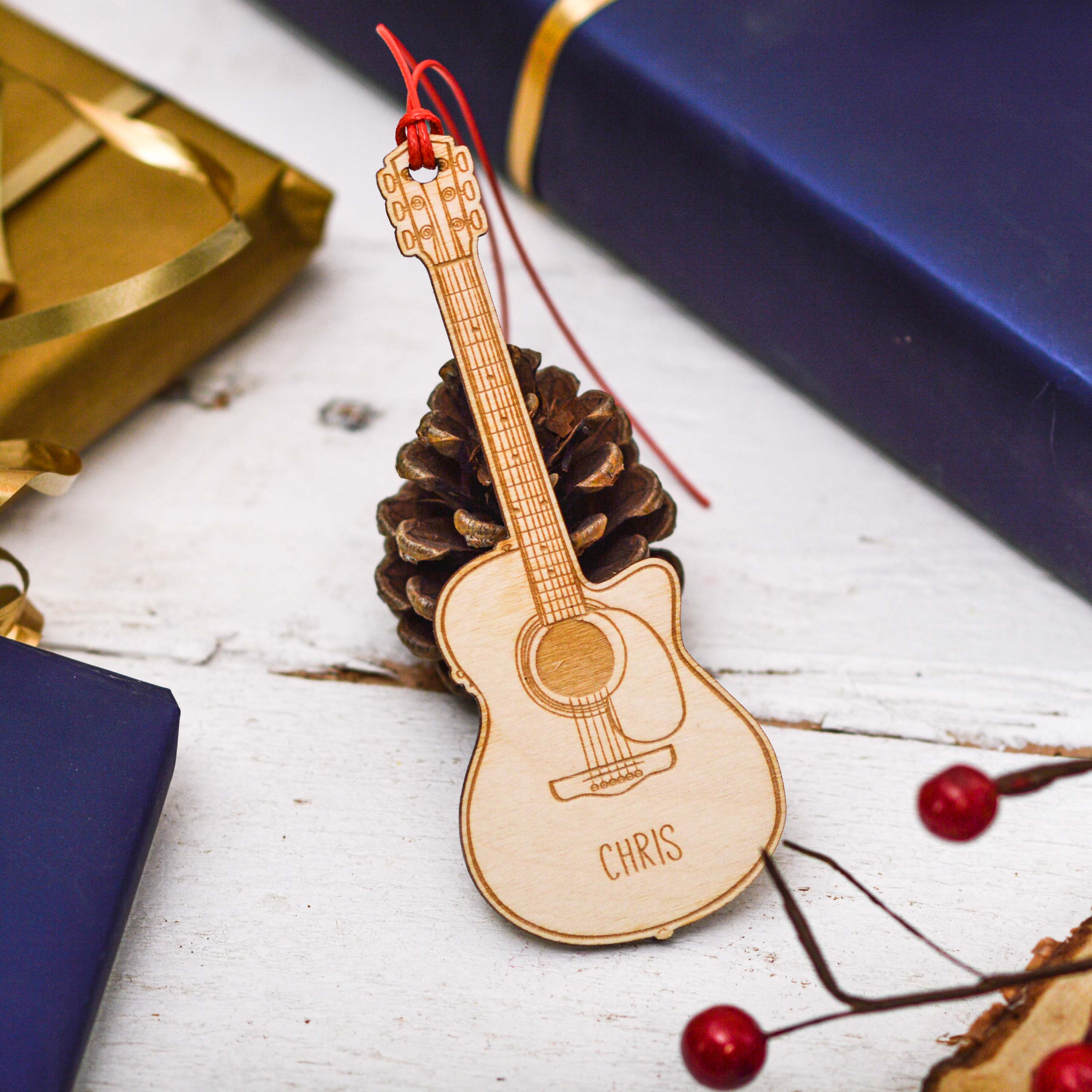 Personalised Guitar Decoration