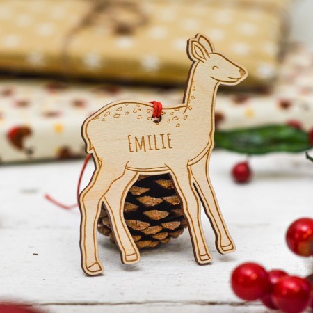 Personalised Deer Decoration