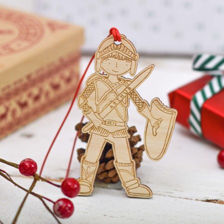 Personalised Knight Decoration