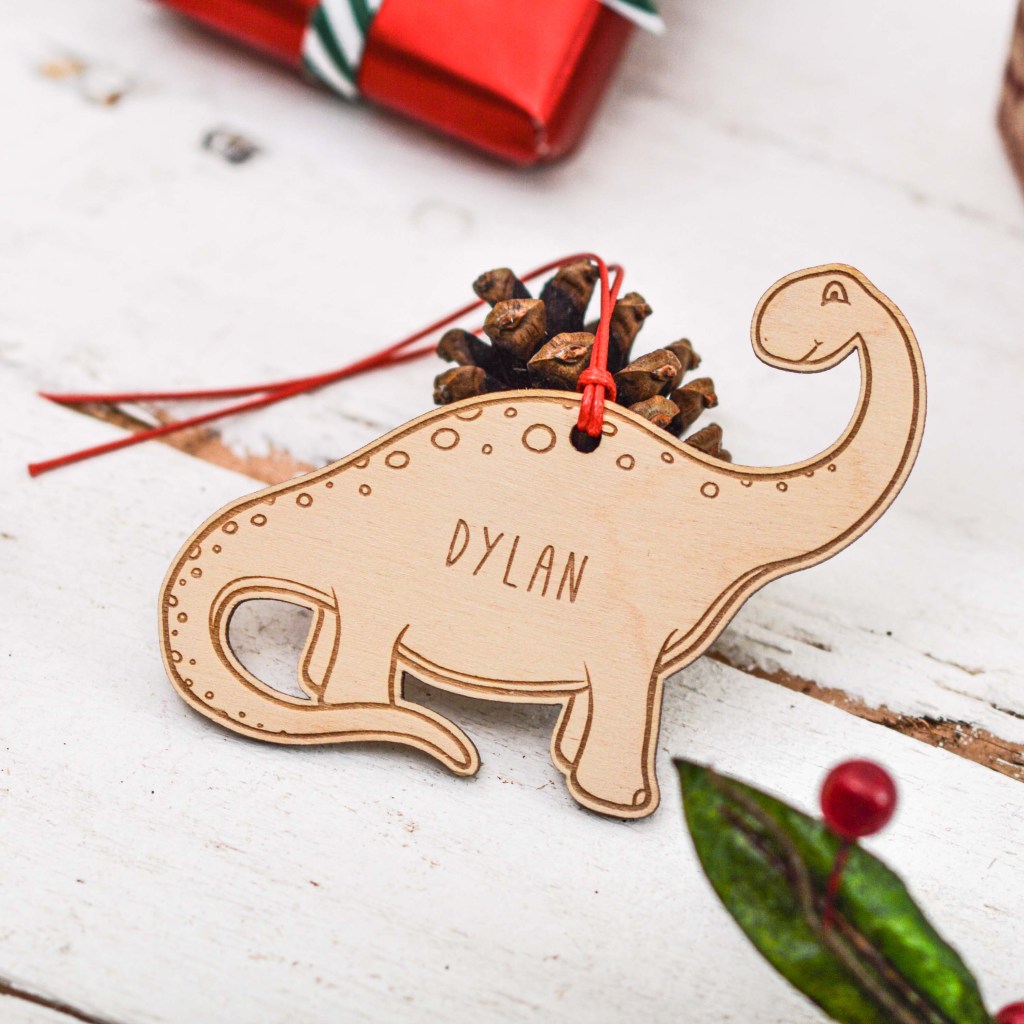 Personalised Brontosaurus Decoration