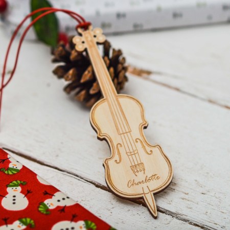 Personalised Cello Decoration