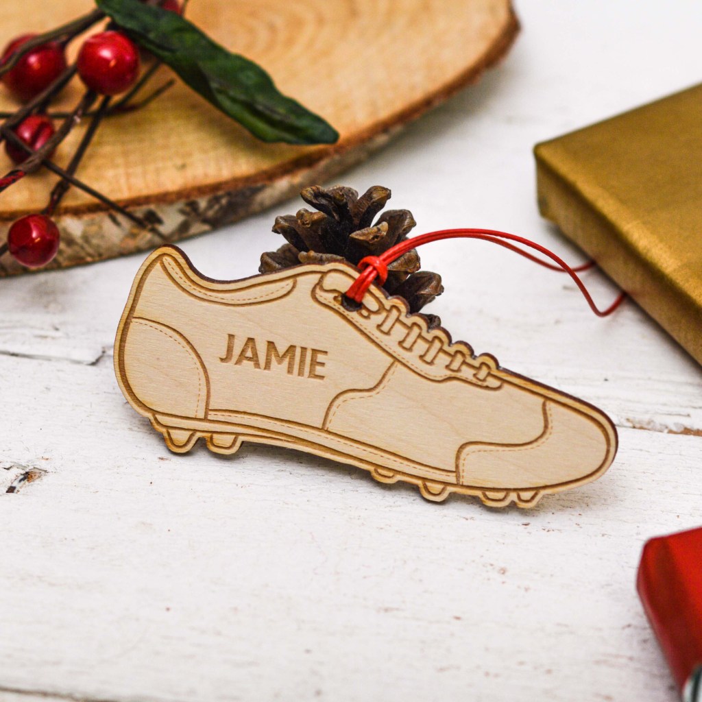 Personalised Football Boot Decoration