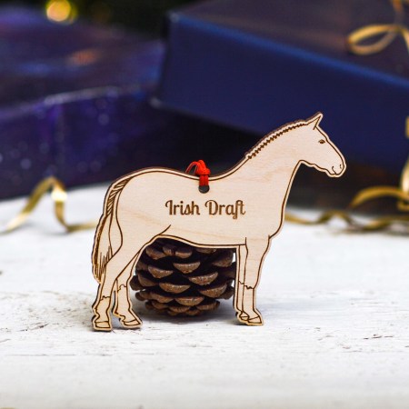 Personalised Irish Draught Horse Decoration