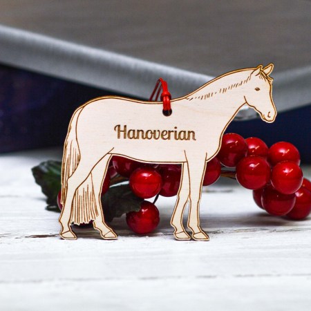 Personalised Hanoverian Horse Decoration
