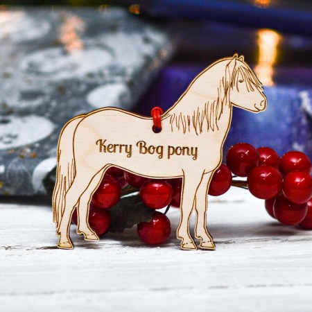 Personalised Kerry Bog Pony Horse Decoration