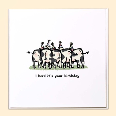 I herd it's your birthday Card