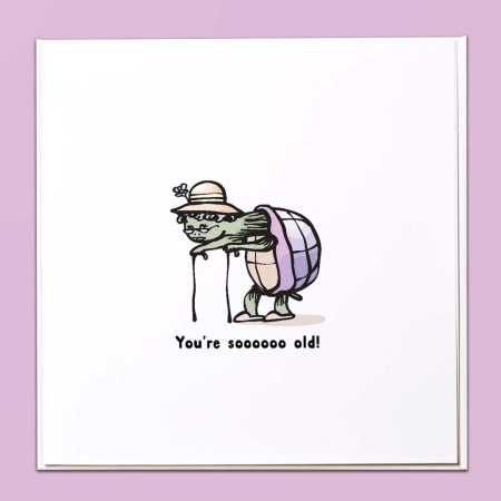 You're sooooo old Card
