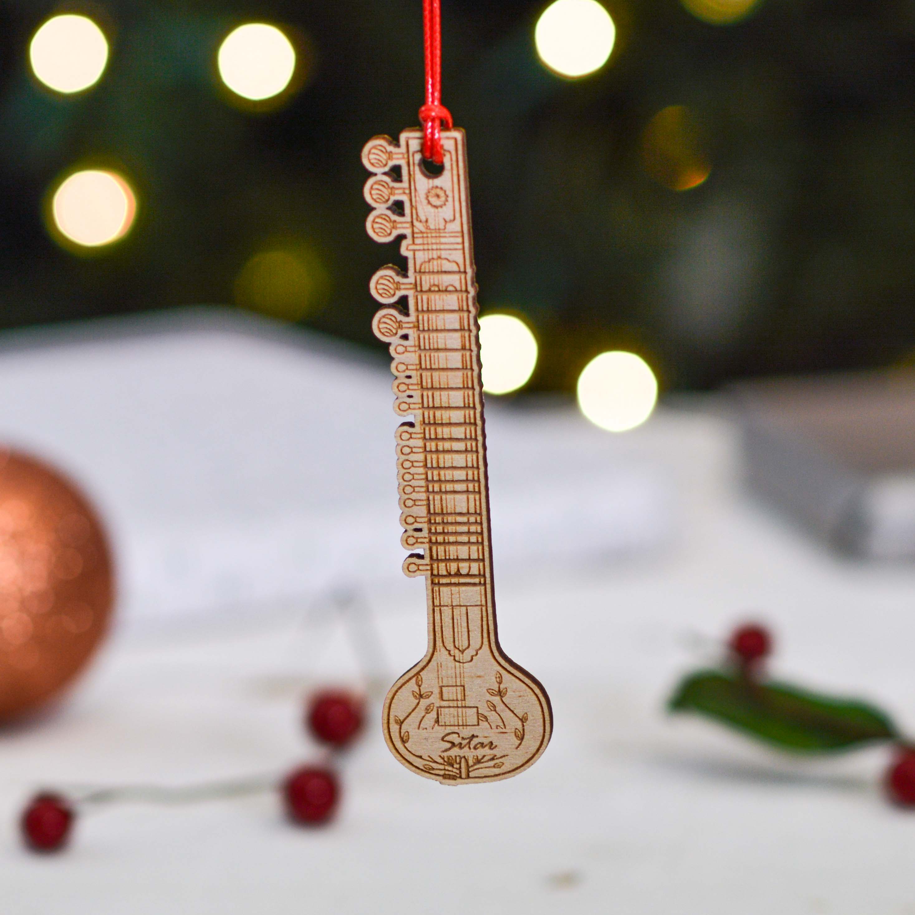 Personalised Sitar Decoration