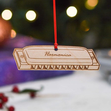Personalised Harmonica Decoration