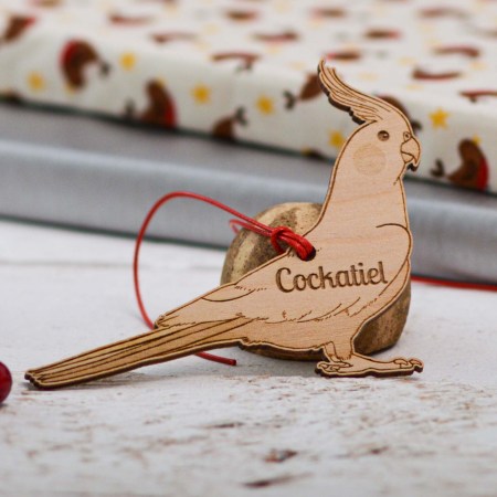 Personalised Cockatiel Decoration