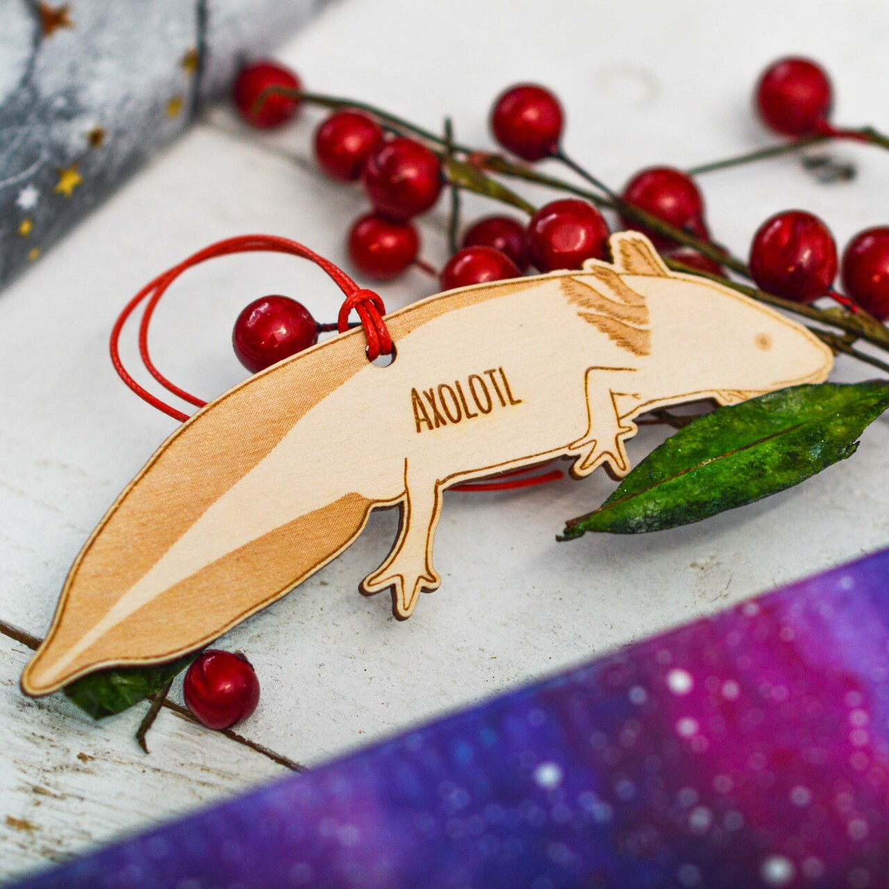 Personalised Axolotl Decoration