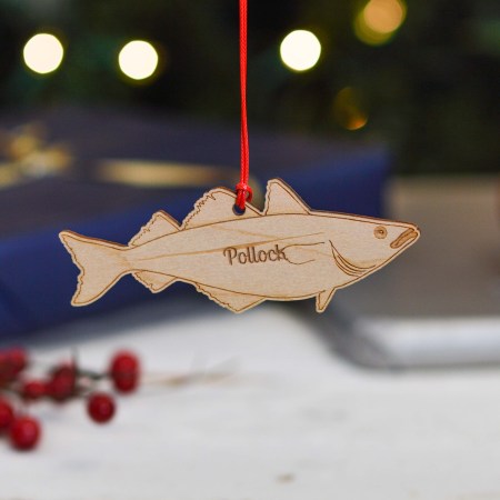 Personalised Pollock Fish Decoration
