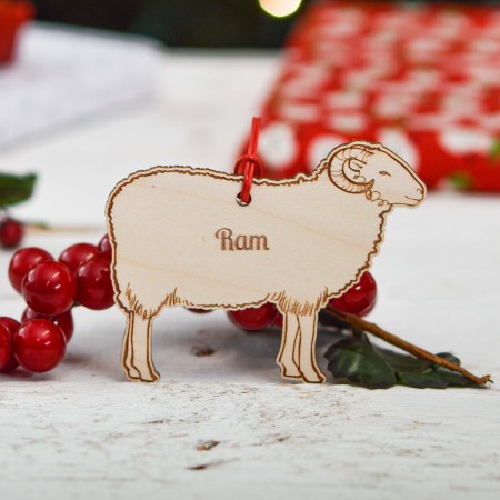 Personalised Ram Decoration