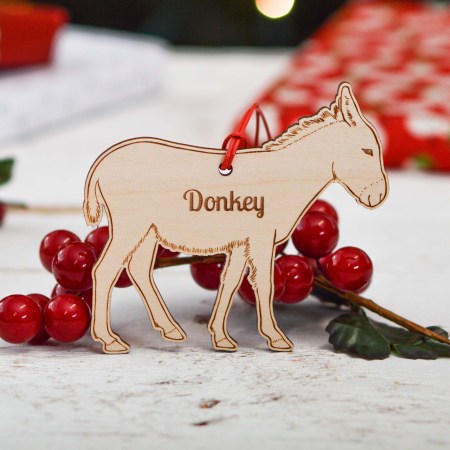 Personalised Donkey Farm Decoration