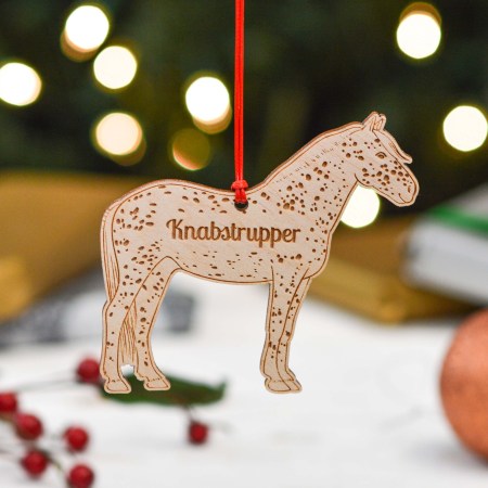 Personalised Knabstrupper Horse Decoration