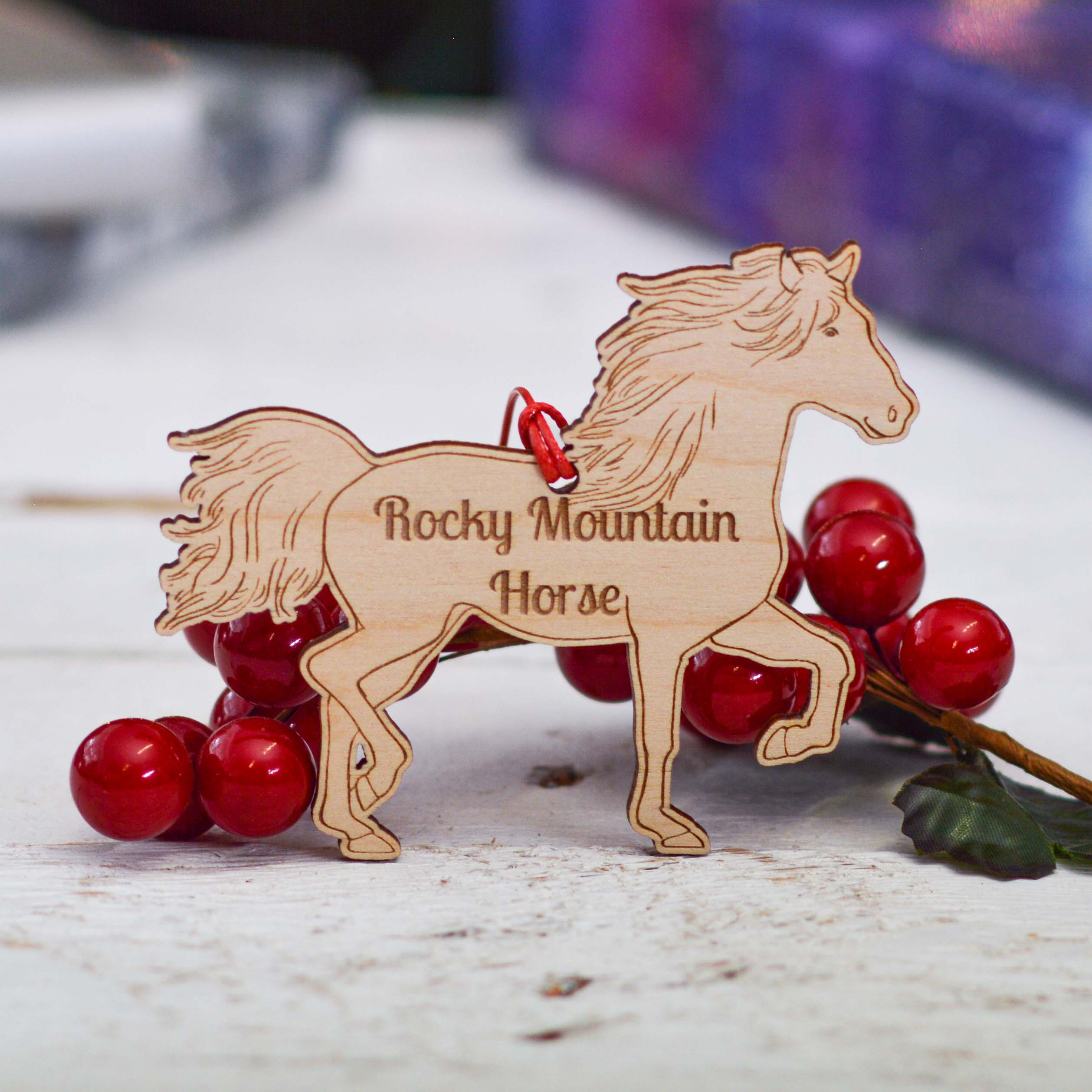 Personalised Rocky Mountain Horse Decoration