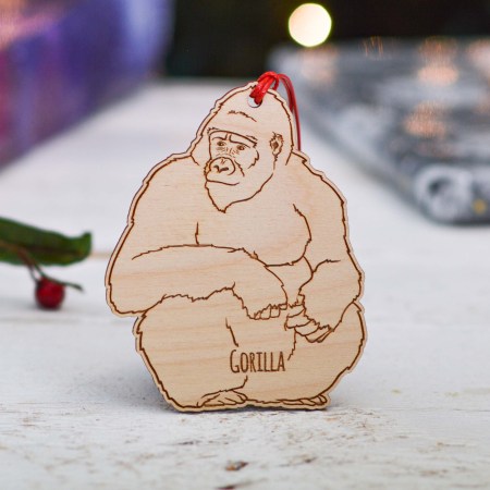 Personalised Gorilla Decoration