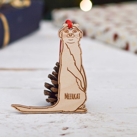 Personalised Meerkat Decoration